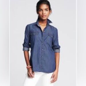 Banana Republic Dark Blue Denim Shirt